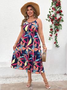 Breezaya Einfaches Lässig kleid in Große Größen für den täglichen Gebrauch