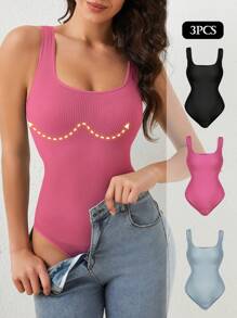 Miss Vinta 3 件套女士无缝塑身衣
