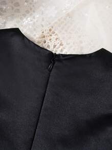 Baby Girls Black Summer Party Evening Princess Mesh Tutu Dress - Black - View 6