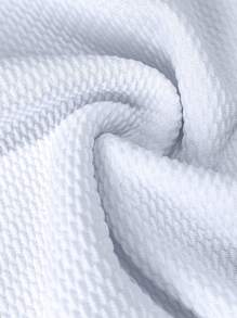 Manfinity Homme 男士休闲纹理面料拼接长袖T恤