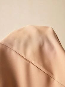SHEIN Frenchy Pantalones cónicos unicolor de talle alto