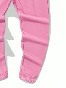 Manfinity Sporsity Luźne męskie spodnie dresowe ze ściągaczem w pasie i nadrukiem liter