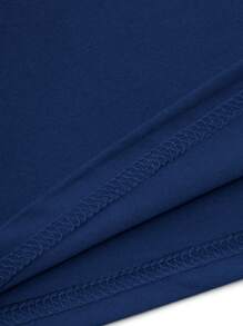 EMERY ROSE 大码春季纯色半袖休闲 V 领 T 恤，夏季 T 恤