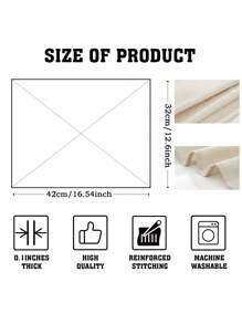 1/4/6/8 stuks Suige Home Elegante Ramadan Placemats Set - Gouden Halve Maan & Lantaarn Ontwerp, Machine Wasbare Rechthoekige Tafelmatten Voor Feestelijke Eetkamerdecoratie, Ramadan Decoratie