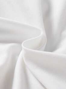 2 件套女婴时尚复活节兔子、豹纹、花卉和字母图案短袖 T 恤和短裤套装，适合春夏季 - 白色 - 查看 6