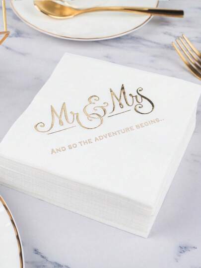 SHEIN 25pcs/100pcs Elegant Light Luxury Disposable Napkin, Western Restaurant Napkin, Suitable For Family, Kitchen, Hotel, Wedding, Valentine's Day, Birthday Party, Table Decoration, Party Supplies,Christmas