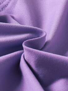 2pcs Baby Girls Fashion Crew Neck Letter & Heart Print Tank Top + Sequins Denim Effect Pants Casual Set, Summer'