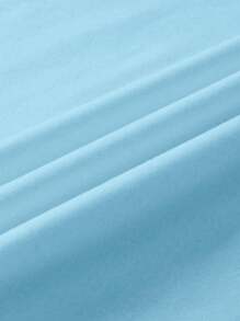 EMERY ROSE Plus Size Turtle Printed Short Sleeve Round Neck T-Shirt Graphic Tees Women Tops - Blue - View 3