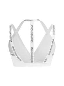 Powerista 女士日常健身运动文胸带字母松紧带 - 彩色 - 查看 6