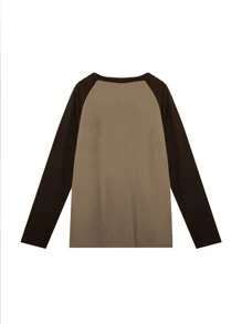 INAWLY Women Spring/Summer Loose Casual Letter Print Graphic T-Shirt Long Sleeve Raglan Sleeve Tees Women Tops For Spring Fall Cloth For Women