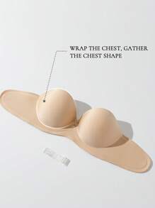 1 pieza Parche de pudor de unicolor y estilo casual simple para mujer - Beis - Ver 2