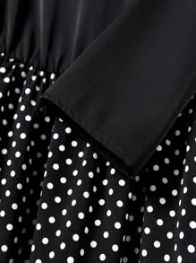 Rusticease Vestido negro elegante para Año Nuevo, vestido midi para mujeres de estilo campestre