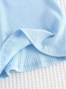 Cozy Pixies 5pcs/Set Baby Girl 3D Floral Knitted Soft Camisole Tops - Multicolor - View 7