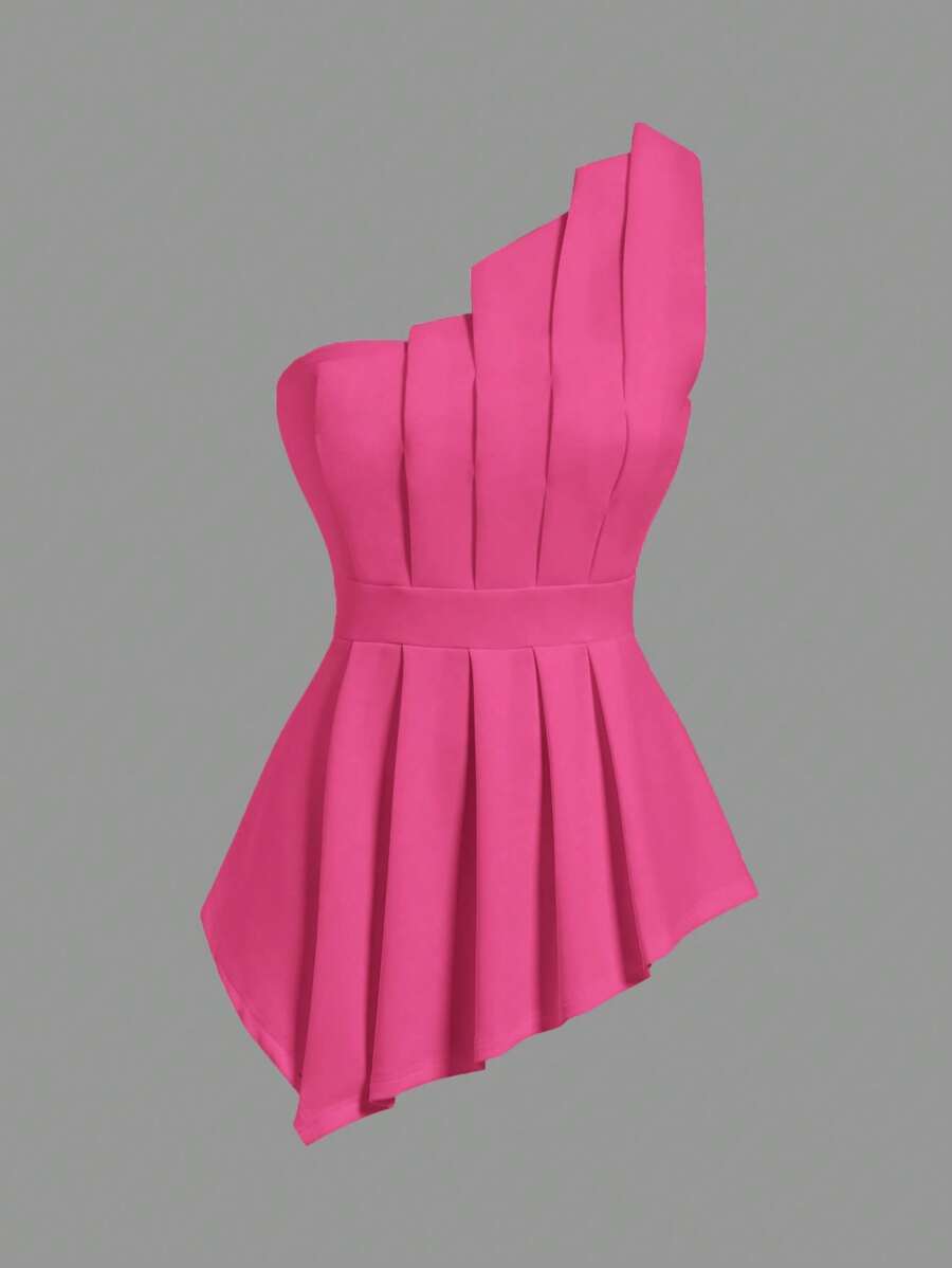 SHEIN Privé White Elegant Minimalist Casual Women Summer Tube Top ...