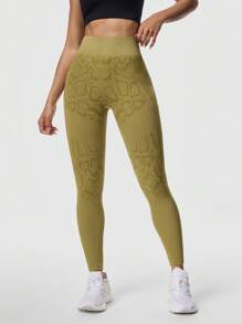 SHEIN Sports Seamless & Stretchy Sports Yoga Leggings For Women