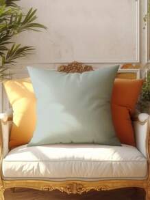 4pcs Light Green Striped Pillow Covers, Super Soft Comfortable Texture, Popular Model, Home Decorative Pillow Cases For Sofa, Living Room, Bedroom, Without Pillow Insert - Multicolor - View 9