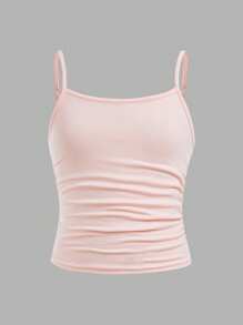 SHEIN Girlism 3pcs/Set Tween Girls Fitted Casual Sports Camisole Tank Top