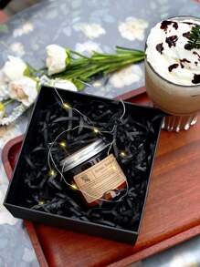 Shredded Tissue Paper Gift Wrapping - Black - View 1