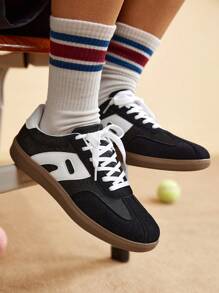 CUCCOO EASI Women's Comfortable Casual Versatile Sports Sneakers For Daily Wear Spring Shoes Easter Tainers - Black - View 2