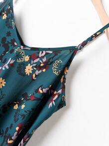 Rusticease Débardeur casual à imprimé floral pour femmes
