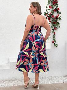 Breezaya Einfaches Lässig kleid in Große Größen für den täglichen Gebrauch