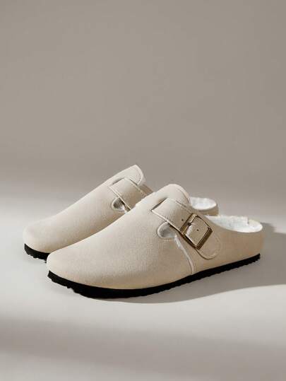 Solecia Women's Suede Fleece Warm & Comfortable Flat Casual Shoes, Autumn/For And Vibe And Spring Shoes Spring Break Easter