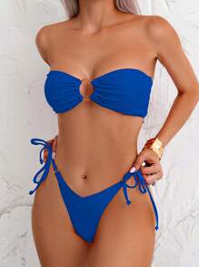 SHEIN Swim 分体泳衣、时尚休闲日常服装