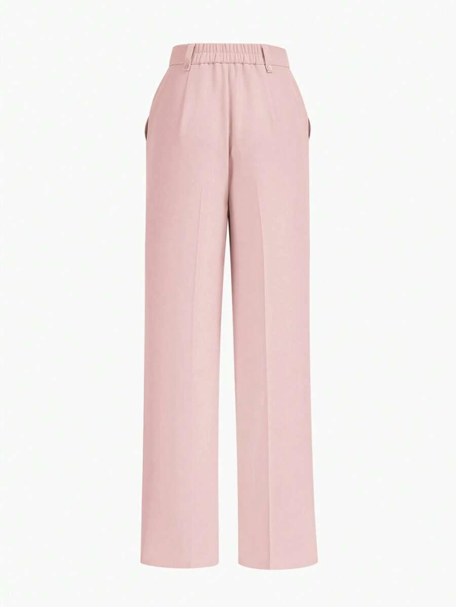 MOTF STUDIO PRESS CREASE TAILORED SUIT PANTS - Pink - View 2