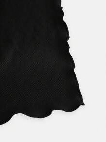 Girlism 2pcs/Set Vintage Knitted Asymmetric Hem Top And A-Line Skirt Set, Elegant Retro Aesthetic For Teen Girls Casual Street Wear And Party