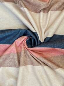 SHEIN Maternity Casual Contrast Stripe Tank Top