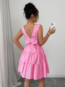 Elenzga 女士短裙 - 粉色 - 查看 5