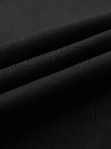 Manfinity Homme Hombres Camiseta con estampado de astronauta & slogan & Shorts de cintura con cordón - Multicolor - Ver 4