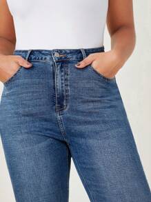 SHEIN ICON Plus High Waist Skinny Jeans