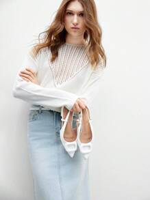 CUCCOO BIZCHIC Women's Flat Slip-On Casual Shoes, Practical & Versatile For Christmas - White - View 4