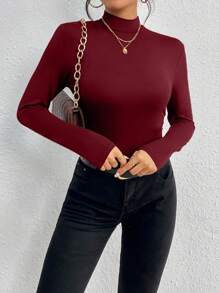 INAWLY Body minimalista de moda casual diario para mujer
