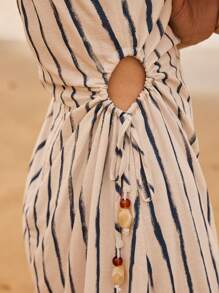 Aralina 夏季海滩装度假露肩迷你太阳裙