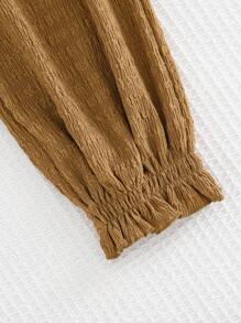 Cozy Pixies 2pcs/Set Young Girl 3D Flower Applique Camisole And Elastic Waist Tapered Leg Pants - Multicolor - View 7