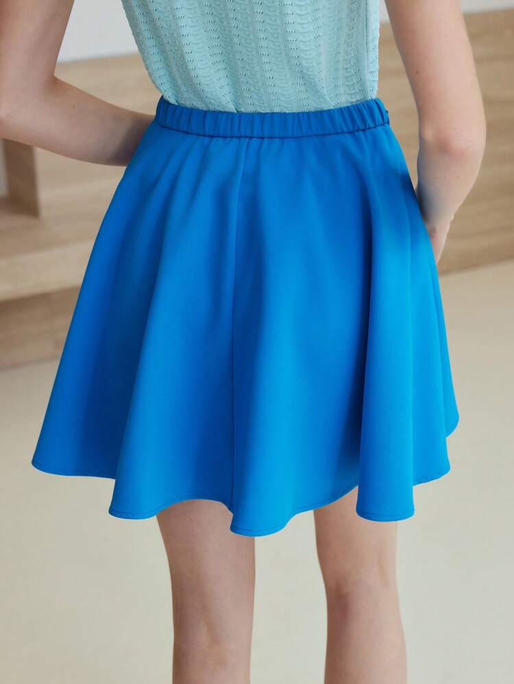 MOTF STUDIO BOW DECOR FLARED SKIRT