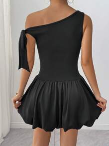 Chiquease 优雅花卉不对称喇叭短裙