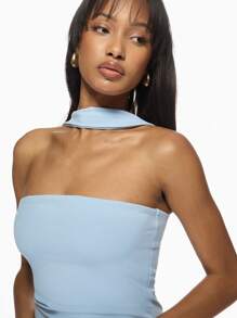 MISSGUIDED 系带紧身迷你连衣裙