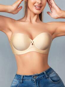 1 pieza Parche de pudor de unicolor y estilo casual simple para mujer - Beis - Ver 3