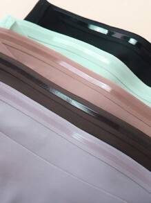 5 件/套女士无肩带无钢圈胸罩 - 彩色 - 查看 6