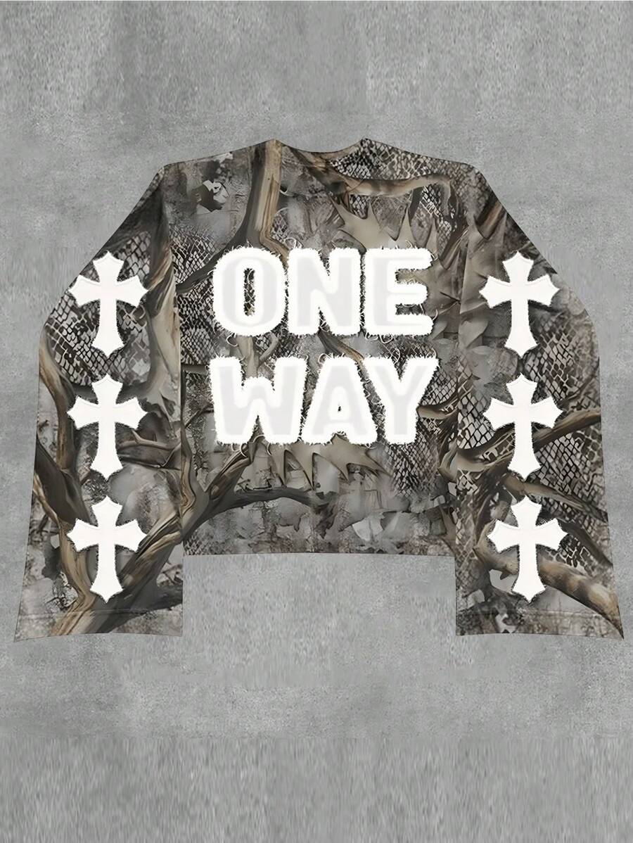 SHEIN Manfinity Dauomo Men's Casual Summer T-Shirt, Simple & Fashionable For Daily Wear