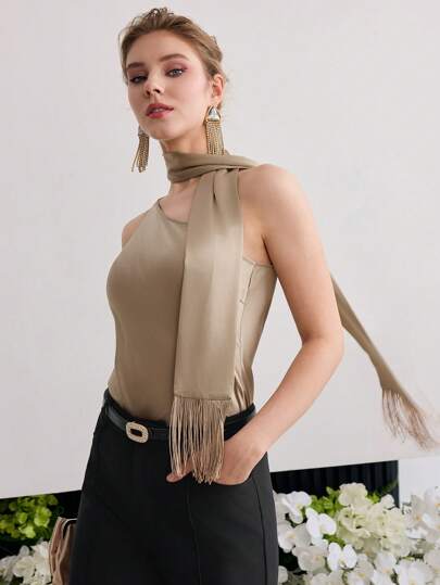 MOTF PREMIUM TOP ASIMETRICO DE SEDA