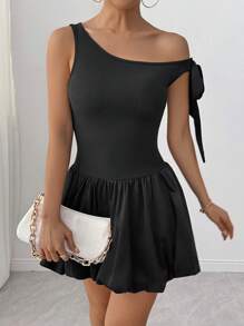 Chiquease 优雅花卉不对称喇叭短裙