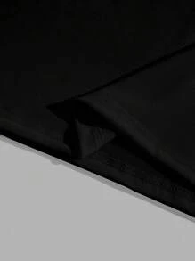 Manfinity VCAY 休闲男士圆领短袖 T 恤，印有口号和图案