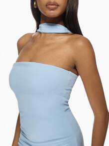 MISSGUIDED 系带紧身迷你连衣裙