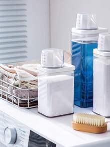 1 peça dispensador de sabão líquido transparente, minimalista e casual para uso diário, decoração de banheiro e verão - Claro - Ver 2