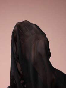 Enchnt Women's Elegant See-Through Ruffle Hem Blouse