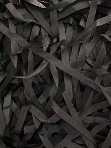 Shredded Tissue Paper Gift Wrapping - Black - View 2